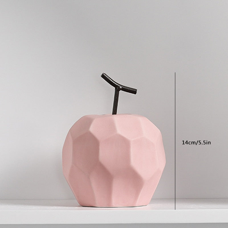 Frutas decorativas linha Nórdic - em cerâmica