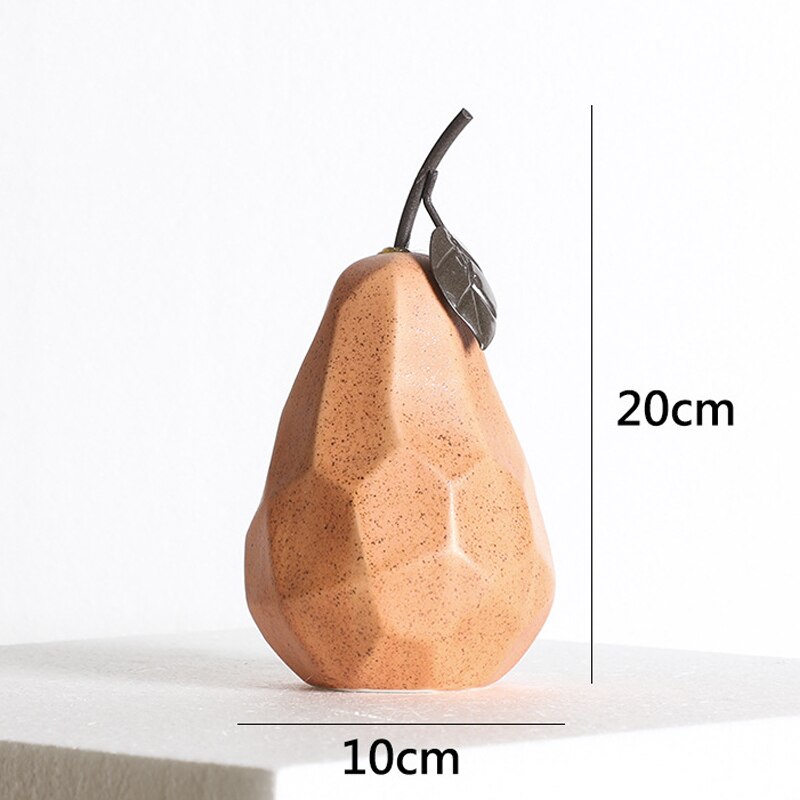 Frutas decorativas linha Nórdic - em cerâmica