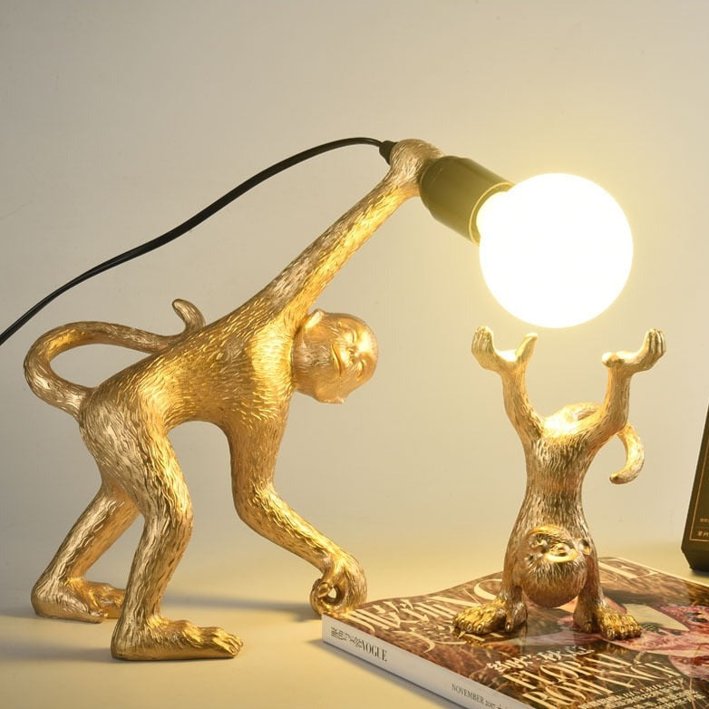Luminária criativa 2pcs Monkey - design contemporâneo