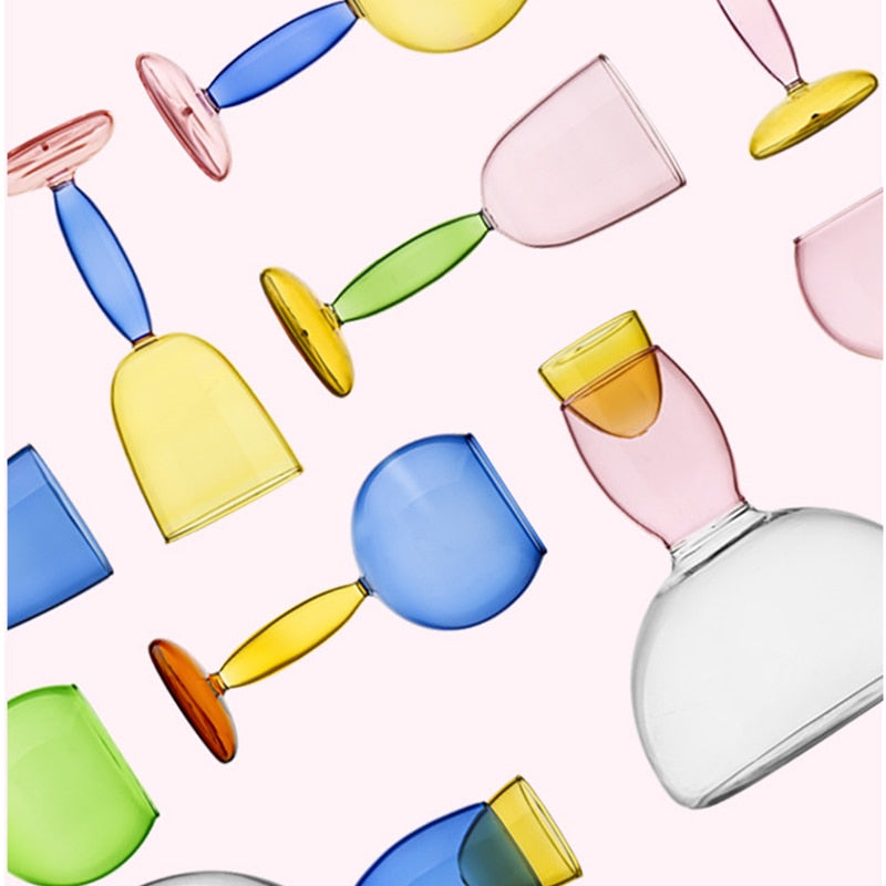 Decanter & Taças Moscato - design moderno