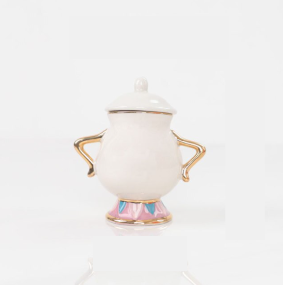 Jogo A Bela e a Fera - Bule/Xícaras/Açucareiro