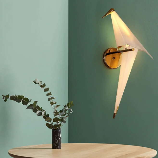 Arandela Bird - Em inox cromado