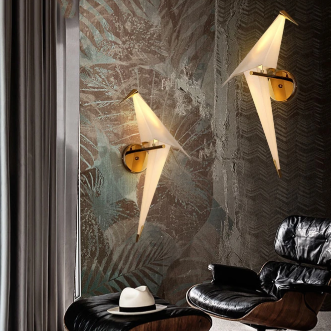 Arandela Bird - Em inox cromado