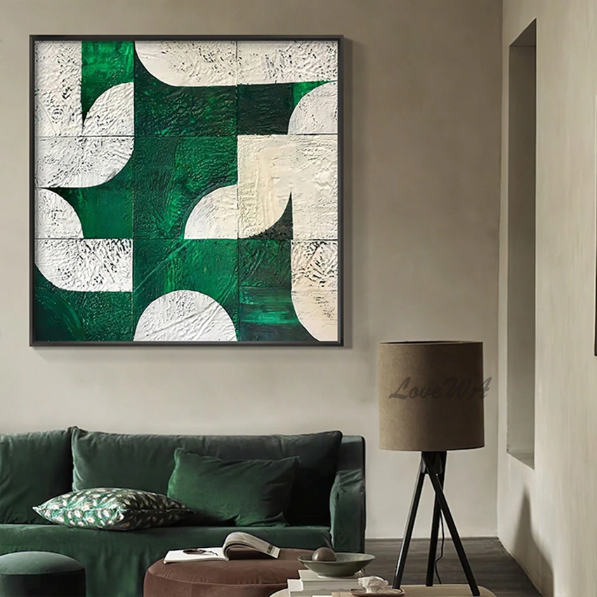 Tela Assimetria - Pintada a mão