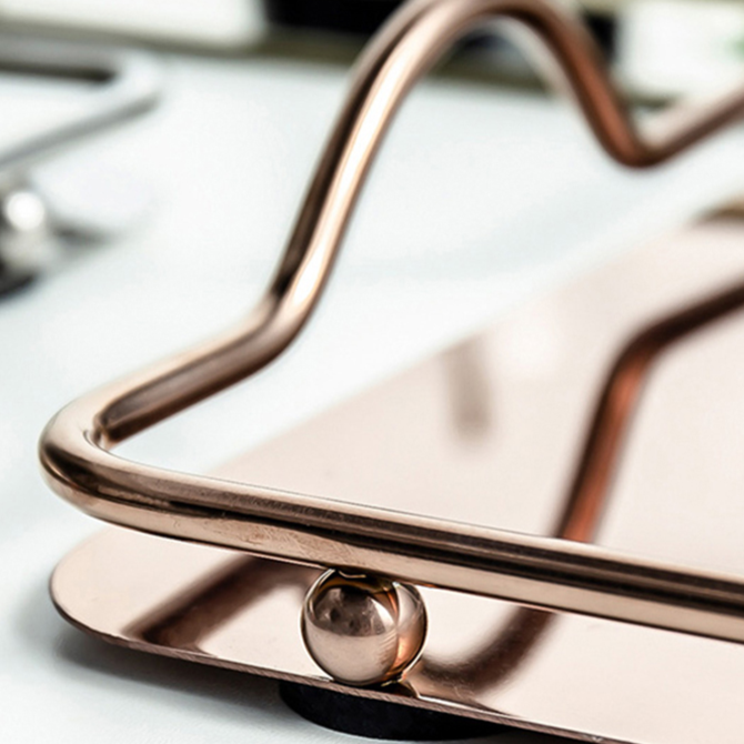 Bandeja espelhada Tray - 03 Cores