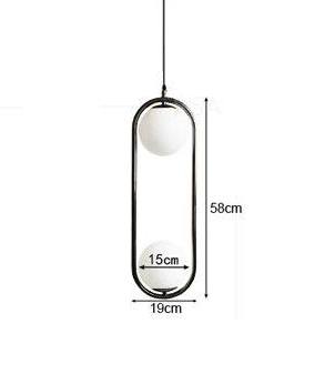 Pendentes Boutique Preto - Em Metal & Vidro