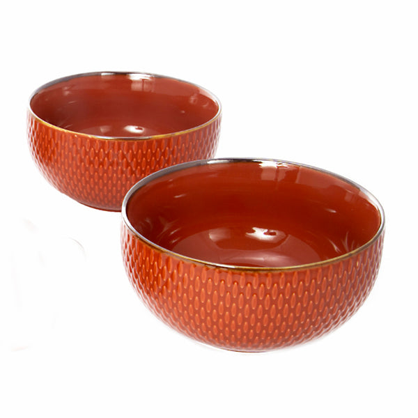 Bowl Florência Coral - Jogo 2pcs