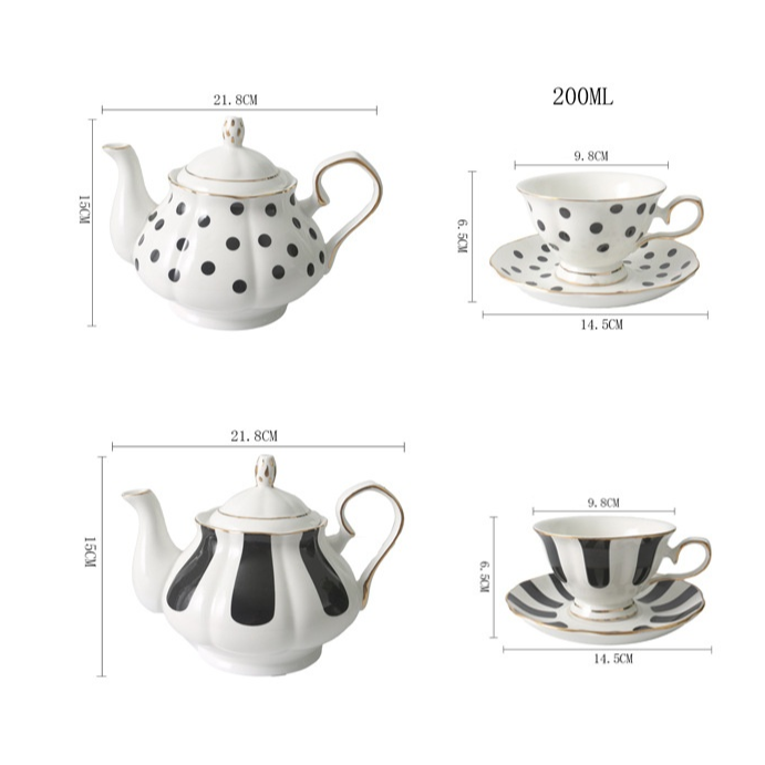 Jogo de café British - 02 Modelos