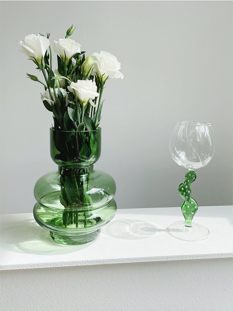 Taças em vidro Cactus - Jogo 2 ou 4pcs