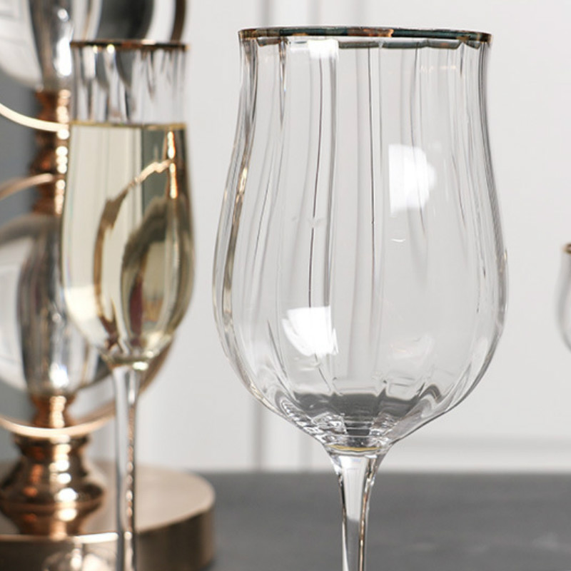 Copos & Taças Classic Luxo - Borda Gold