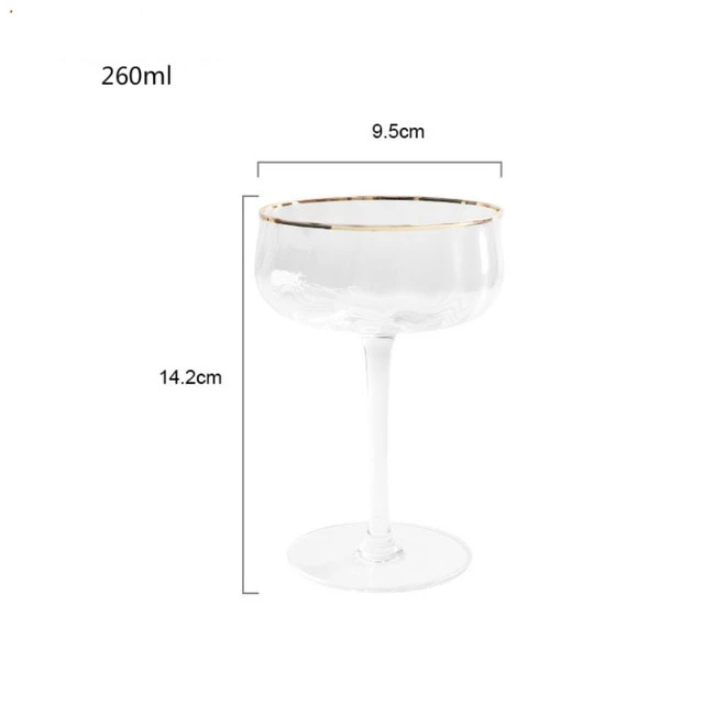 Copos & Taças Classic Luxo - Borda Gold