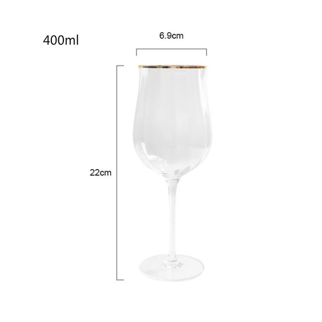 Copos & Taças Classic Luxo - Borda Gold