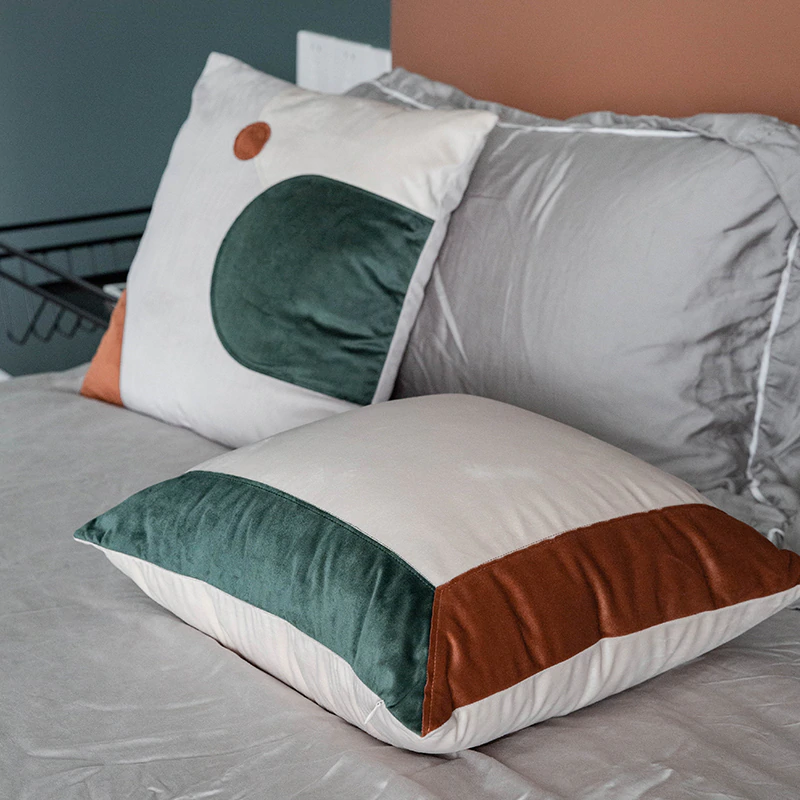 Capas para almofada Contemporary - *em veludo