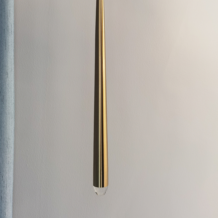 Pendentes com ponteira em Crystal - moderno e sofisticado