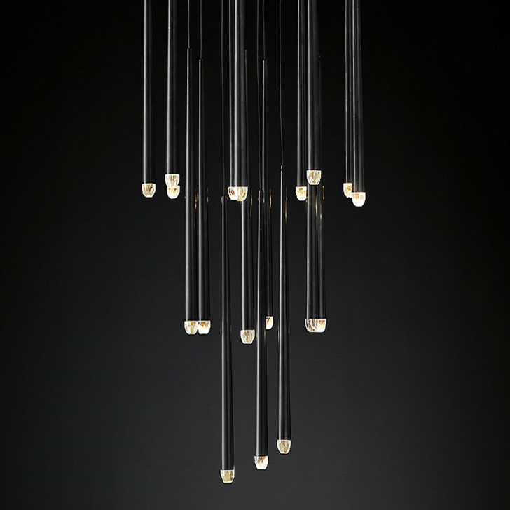 Pendentes com ponteira em Crystal - moderno e sofisticado