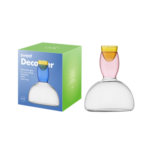 Decanter & Taças Moscato - design moderno