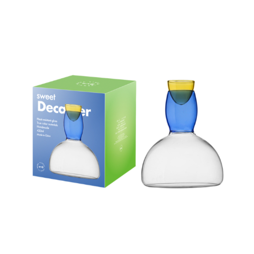 Decanter & Taças Moscato - design moderno