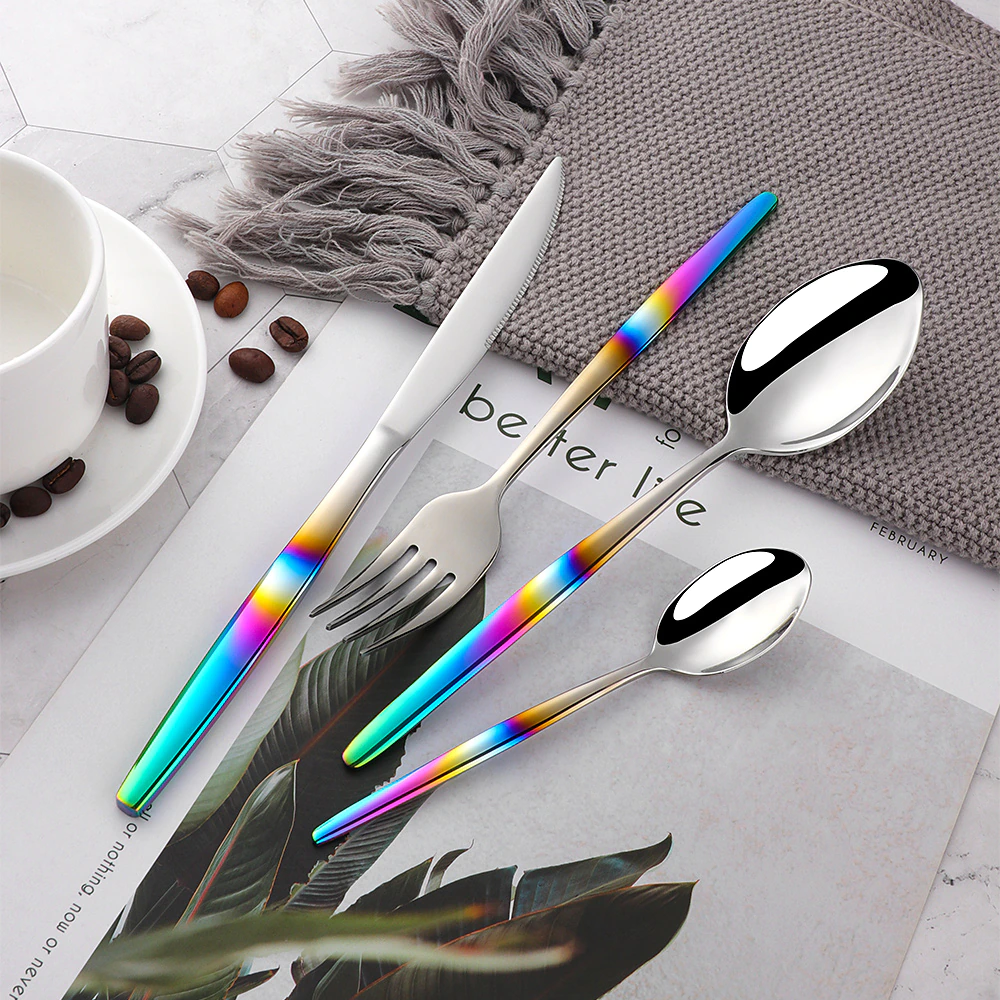 Talheres Degradê - Jogo 04pcs