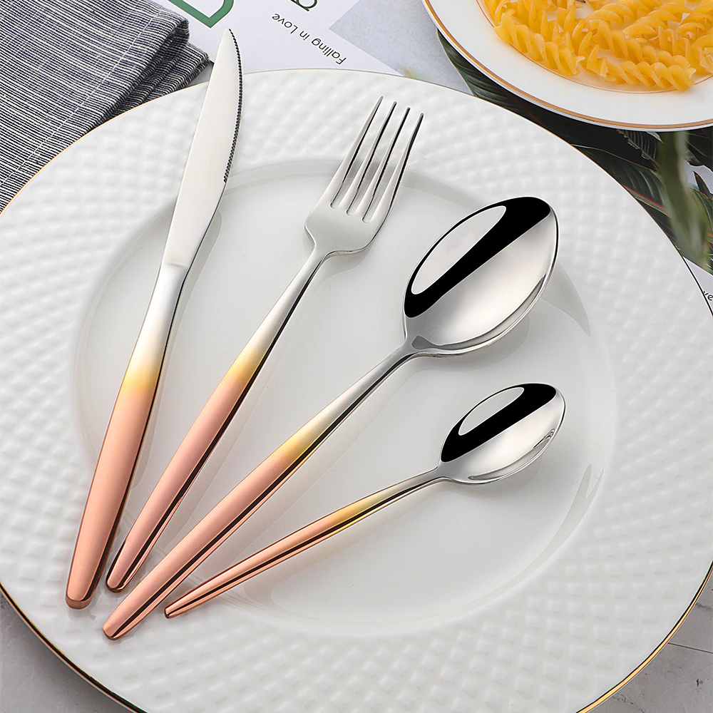 Talheres Degradê - Jogo 04pcs