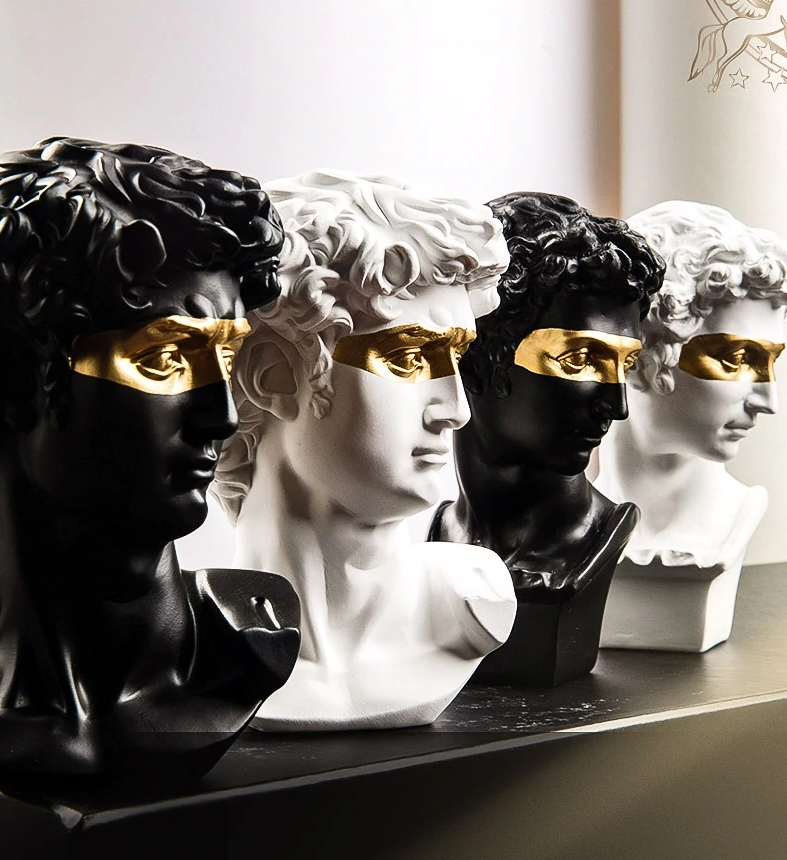 Busto David Gold - 02 Tamanhos