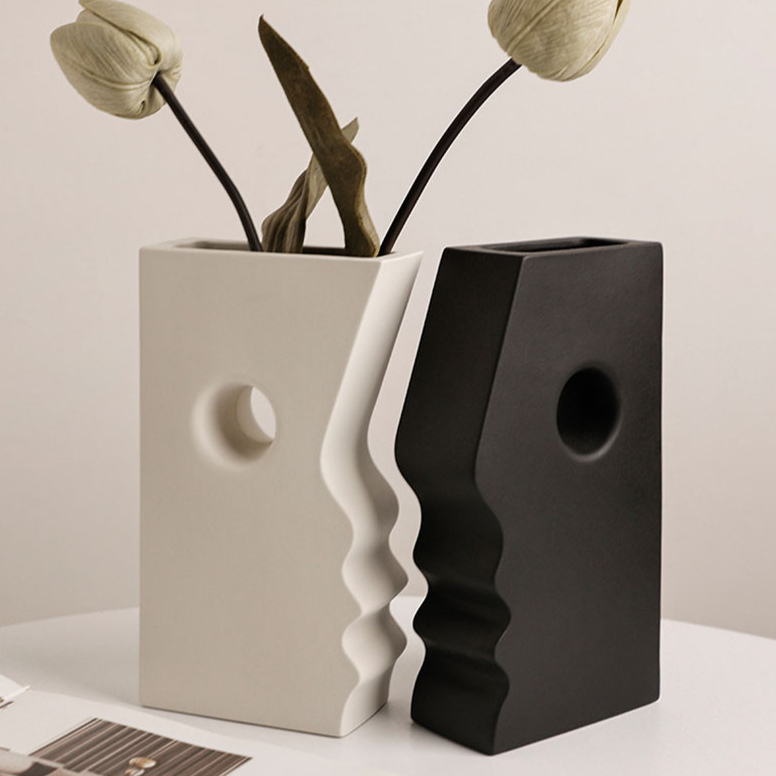 Vasos em cerâmica Dual - design moderno