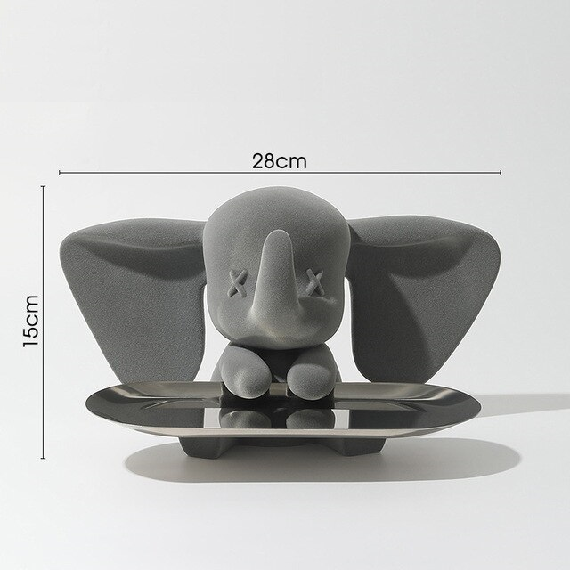 Porta objetos Dumbo - revestimento em veludo