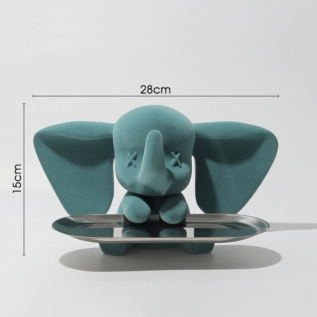 Porta objetos Dumbo - revestimento em veludo