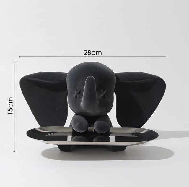 Porta objetos Dumbo - revestimento em veludo