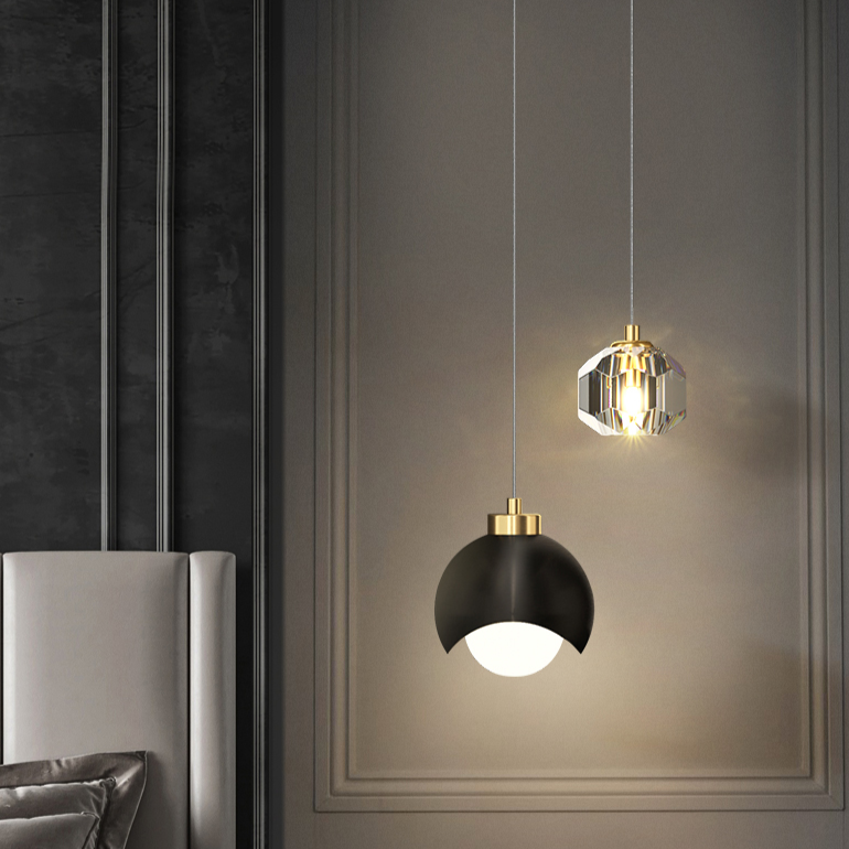 Pendente duplo Equilibrium - Metal & Cristal