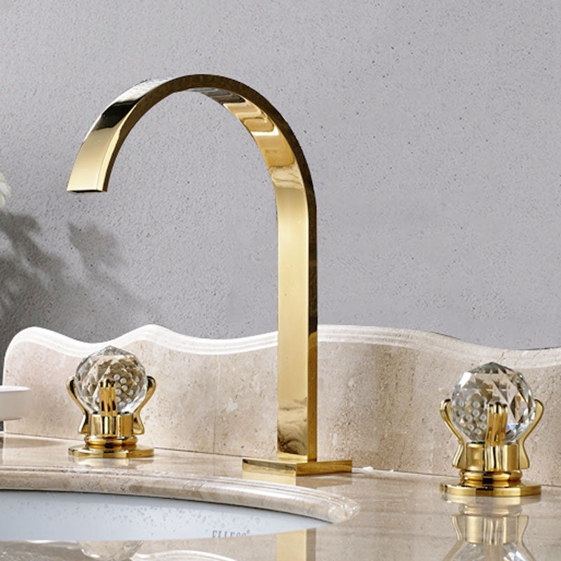 Torneira Eros com misturador em cristal - 03 Cores