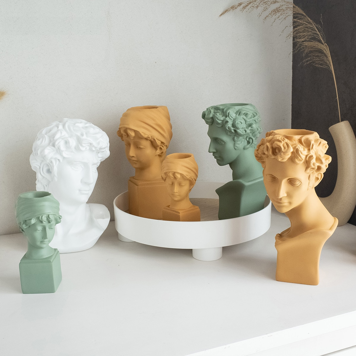Vasos escultura Contemporâneos - cores exclusivas