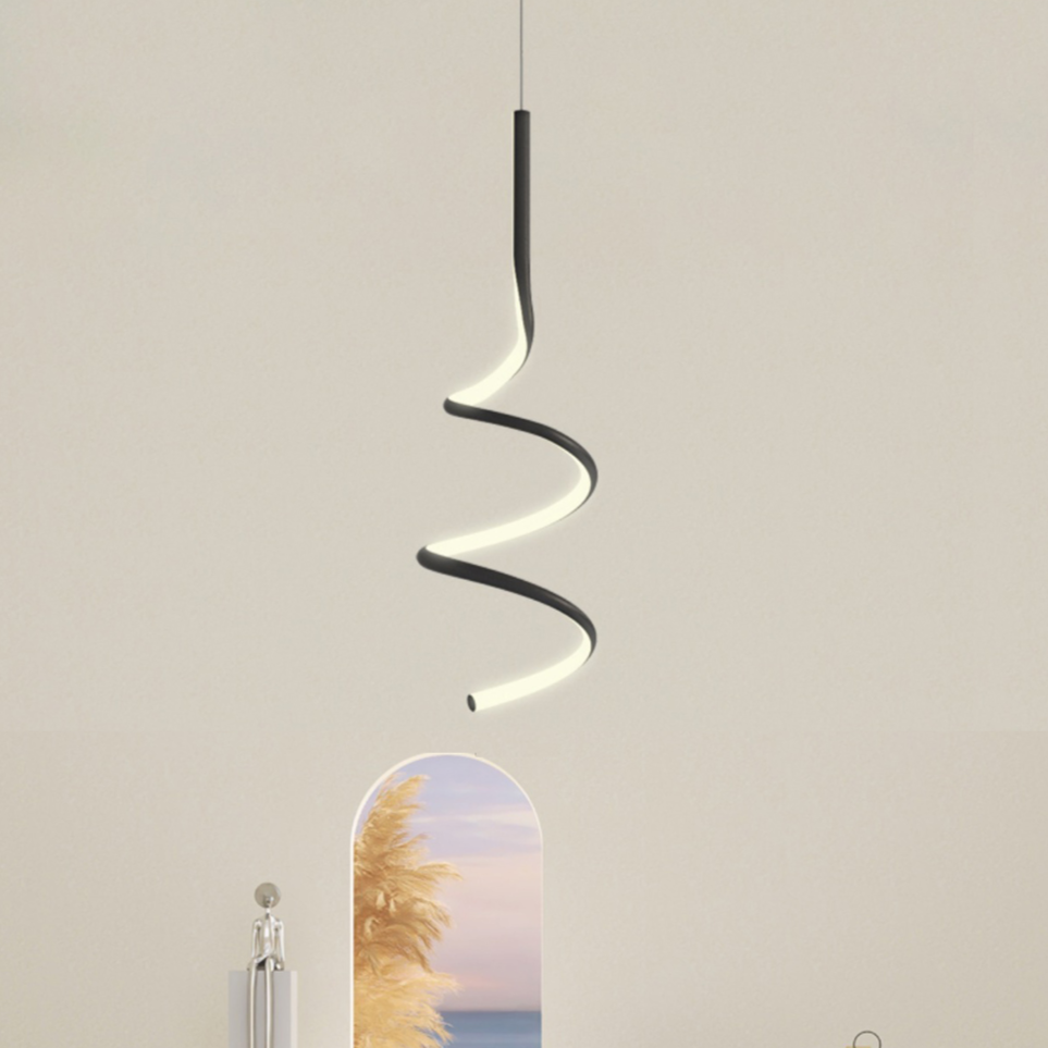 Pendente em led Espiral - design minimalista