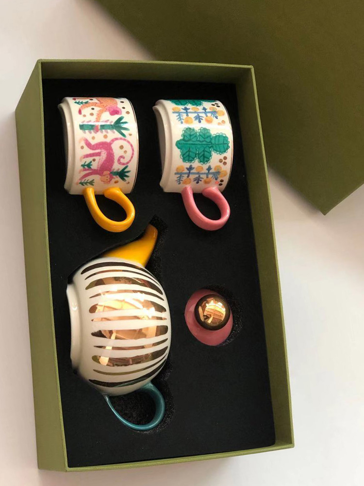 Jogo 3pcs em cerâmica Fantasyland - pintado a mão