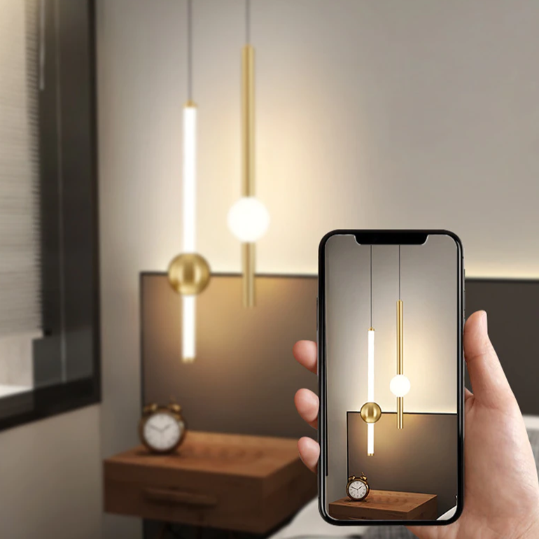 Pendentes Filadélfia Gold - Design moderno