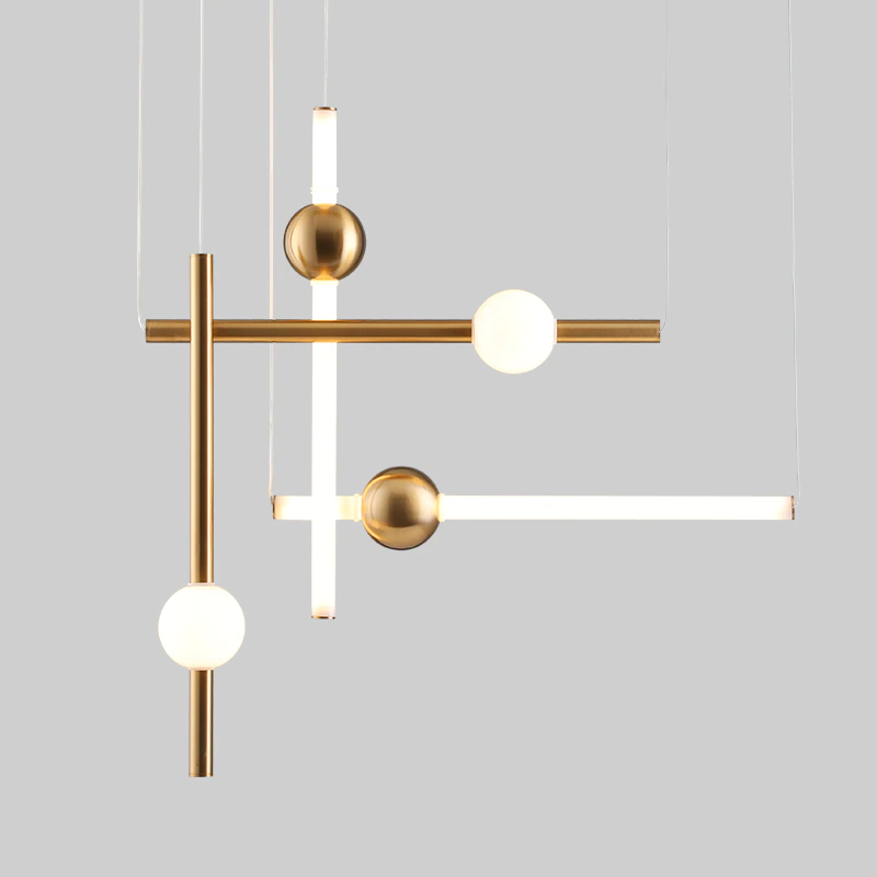 Pendentes Filadélfia Gold - Design moderno