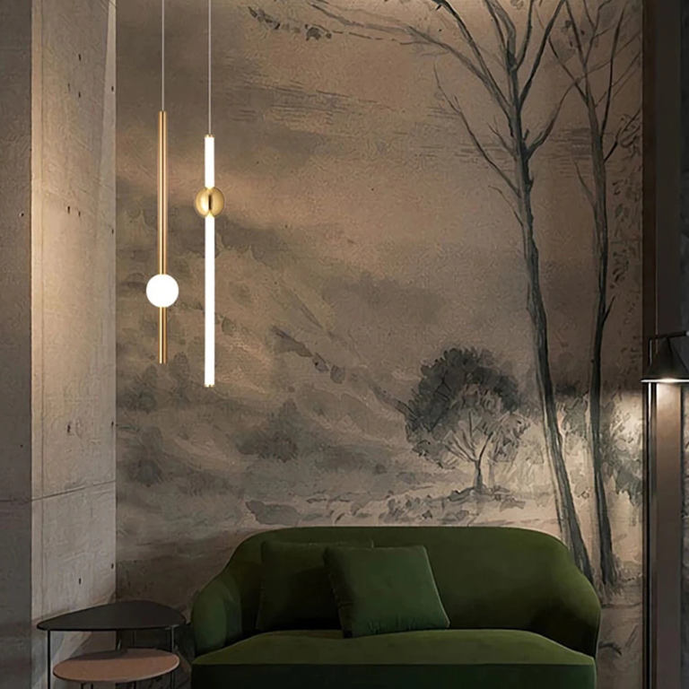 Pendentes Filadélfia Gold - Design moderno