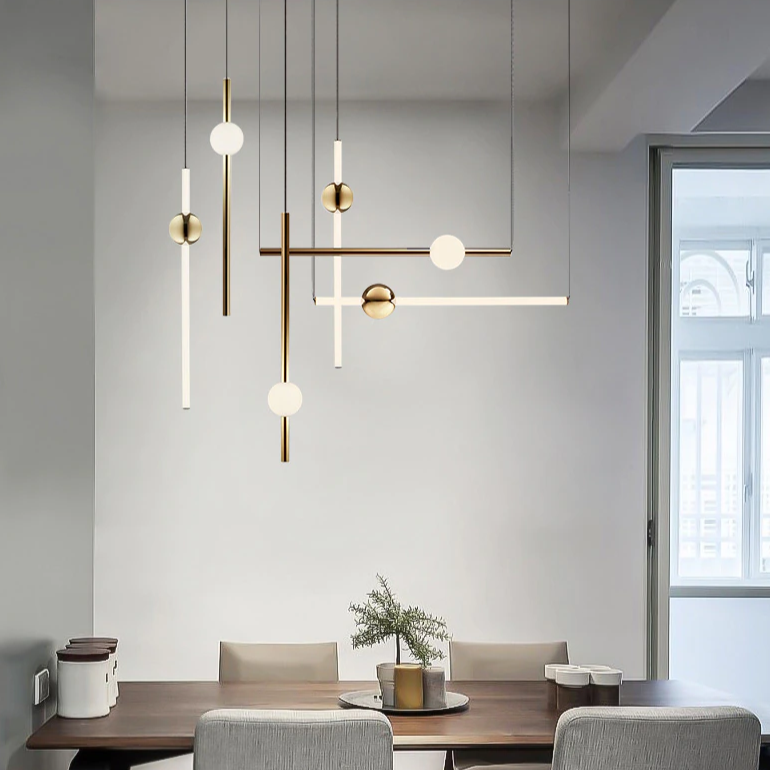 Pendentes Filadélfia Gold - Design moderno