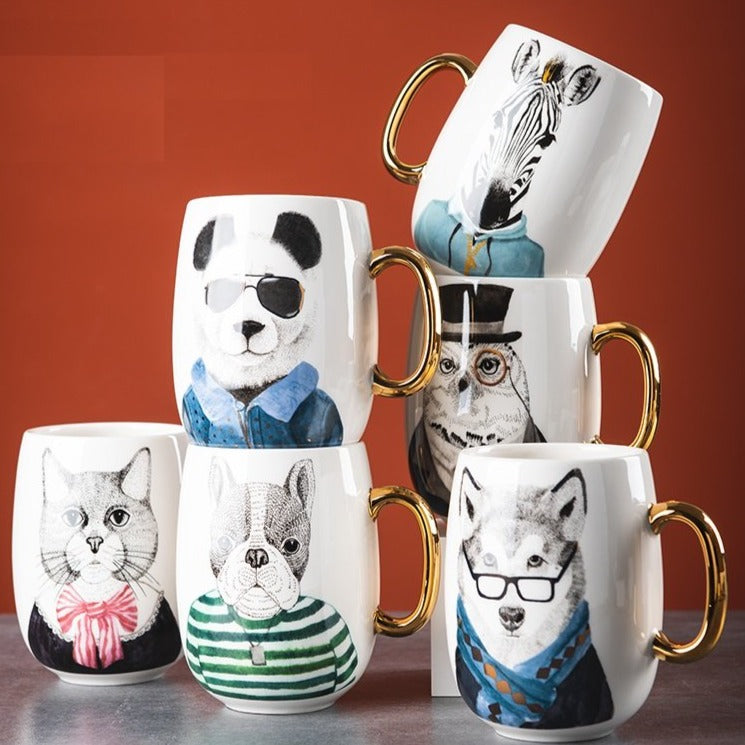 Canecas em cerâmica Forest - 06 Modelos