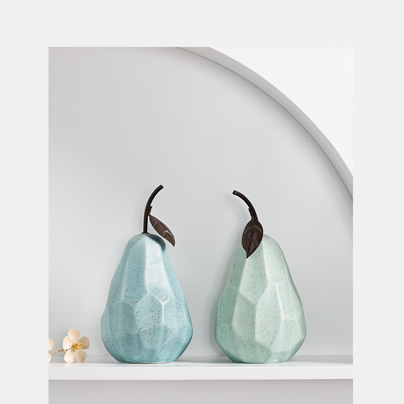 Frutas decorativas linha Nórdic - em cerâmica