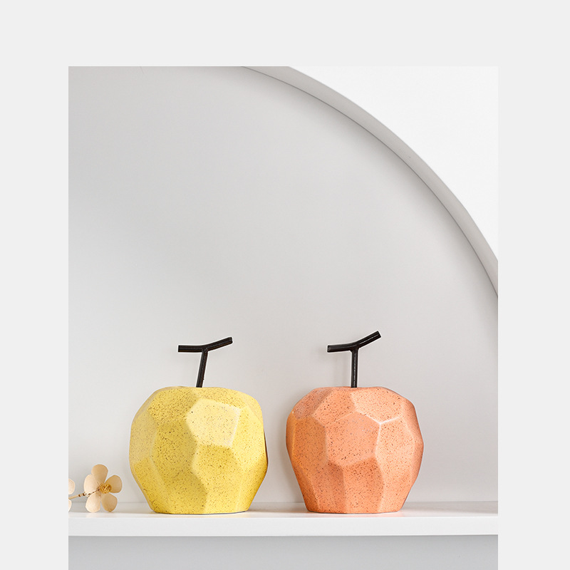 Frutas decorativas linha Nórdic - em cerâmica