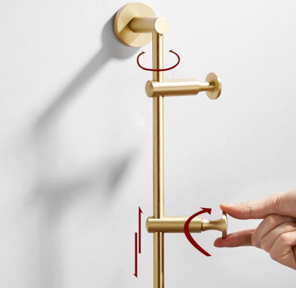 Pendurador móvel Belle Gold - Metal escovado