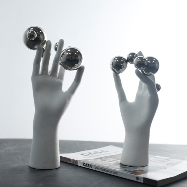 Escultura Contemporânea Hands - 02 Tamanhos
