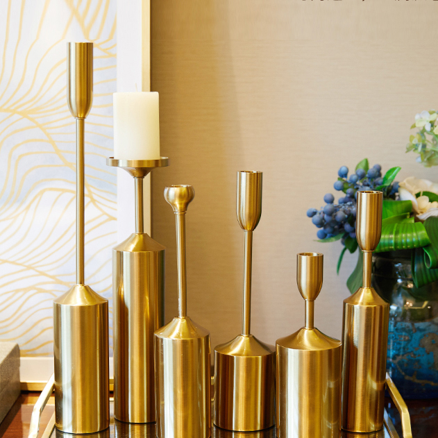 Castiçais Italy - Jogo 03pcs