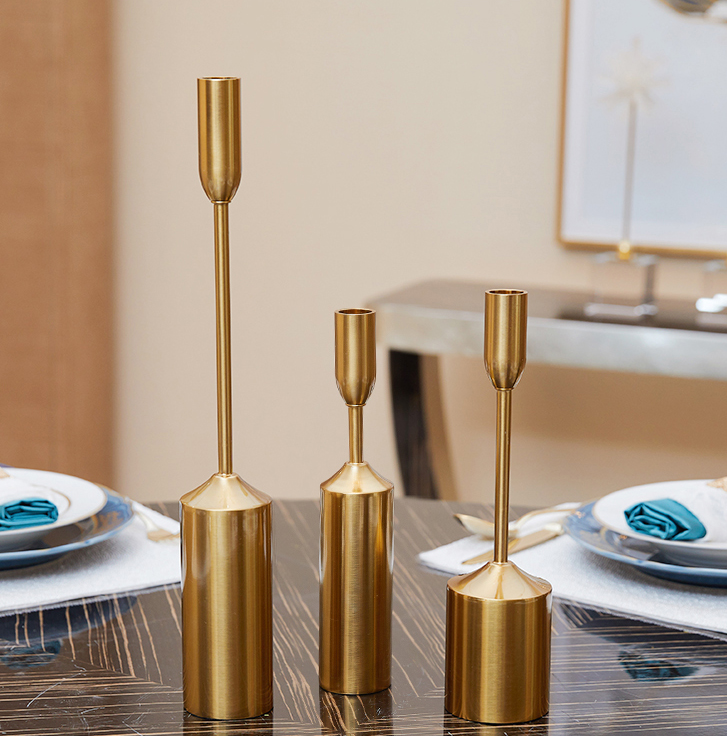 Castiçais Italy - Jogo 03pcs