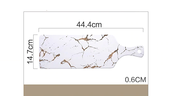 Tábua para Queijos e Petisco PURE - Cerâmica Marble & 3 Opções de Modelos