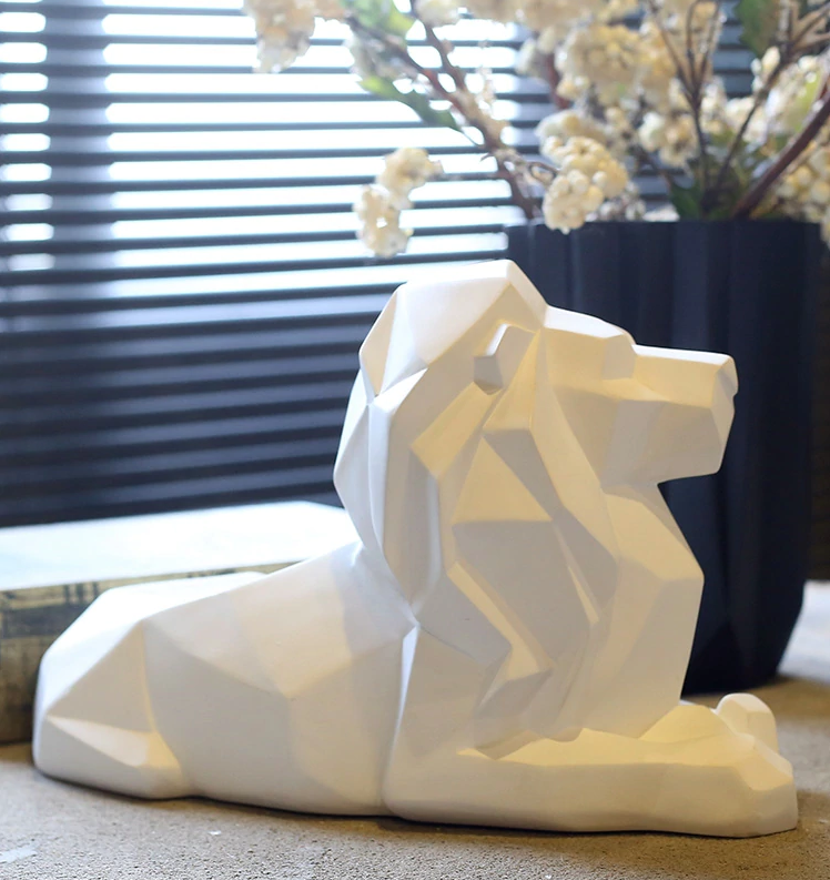 Escultura decorativa 3D JUNGLE - Em Resina