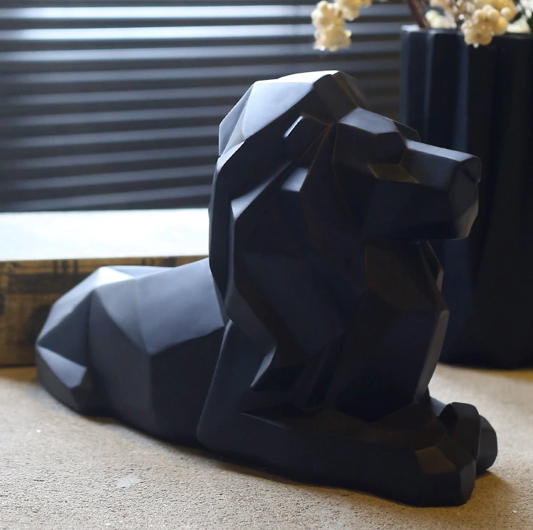 Escultura decorativa 3D JUNGLE - Em Resina