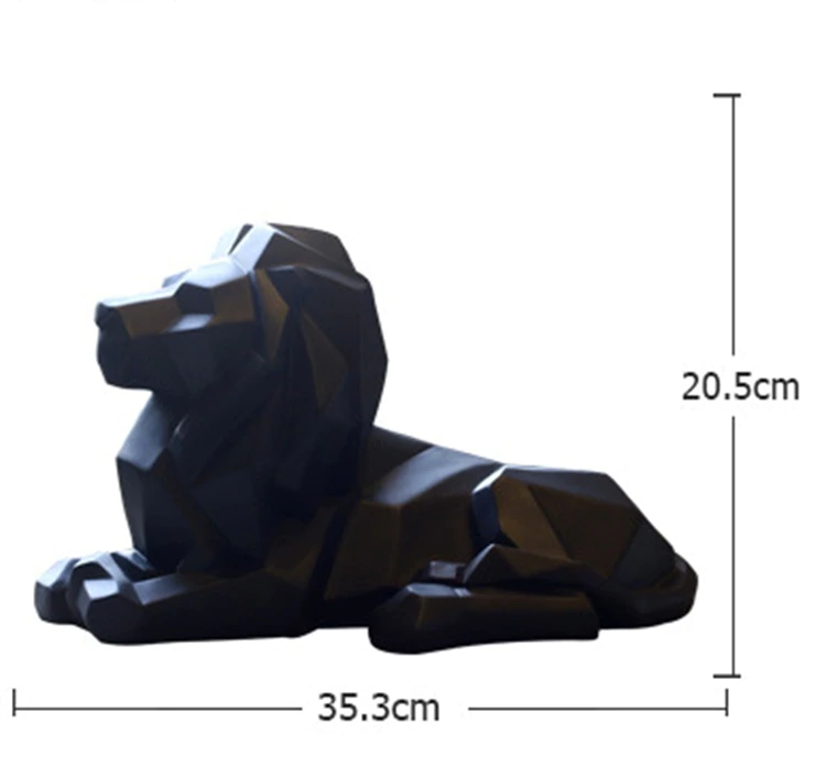 Escultura decorativa 3D JUNGLE - Em Resina