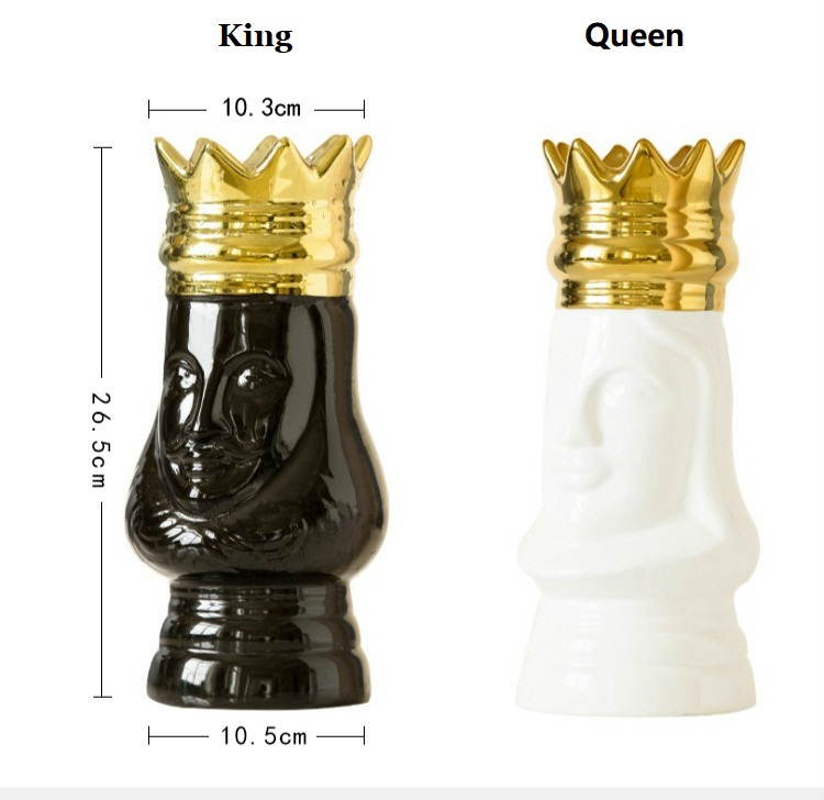 Vasos King & Queen - Porcelana
