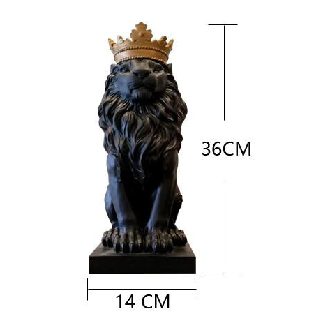 Escultura Decorativa KING - Em Resina